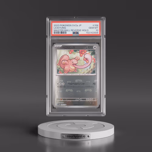 2023 Pokémon Sv2a-Pokemon 151 #108 Lickitung - Reverse Holo Master Ball (PSA 10 GEM MINT)