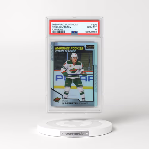 2020 O-Pee-Chee Platinum #200 Kirill Kaprizov - Rainbow (PSA 10 GEM MINT)