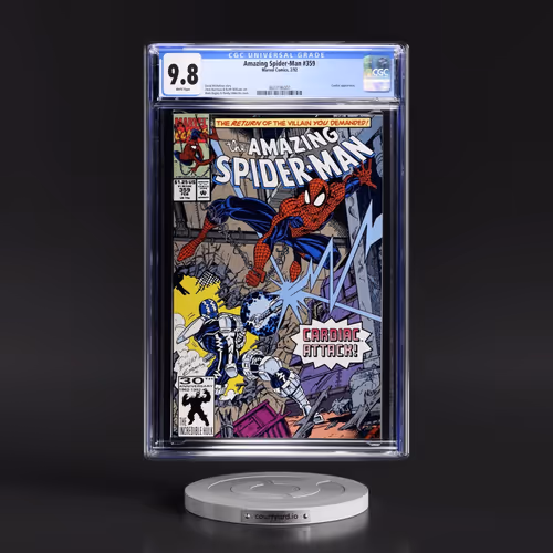 Amazing Spider-Man #359 CGC 9.8 White Pages (Marvel Comics, 2/92) - Universal