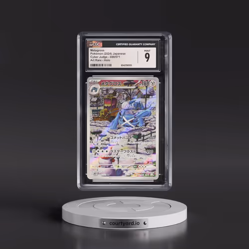 2024 Pokémon Sv5m-Cyber Judge #080 Metagross - Art Rare (CGC 9 MINT)