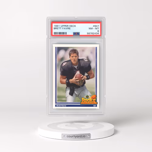 1991 Upper Deck #647 Brett Favre (PSA 8 NM-MT)
