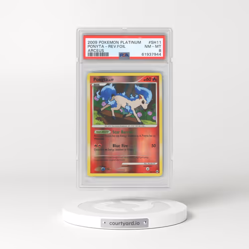 2009 Pokémon Platinum Arceus #SH11 Ponyta - Reverse Foil (PSA 8 NM-MT)
