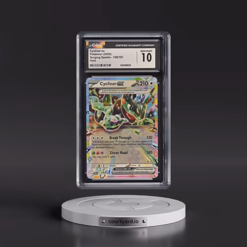 2024 Pokémon Ssp EN-Surging Sparks #159 Cyclizar EX - Holo (CGC 10 GEM MINT)