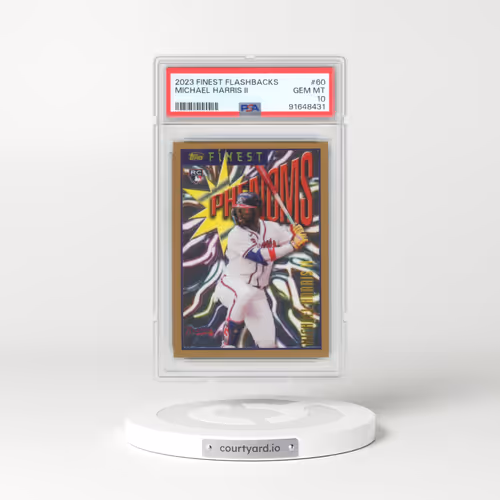 2023 Topps Finest Flashbacks #60 Michael Harris II (PSA 10 GEM MINT)