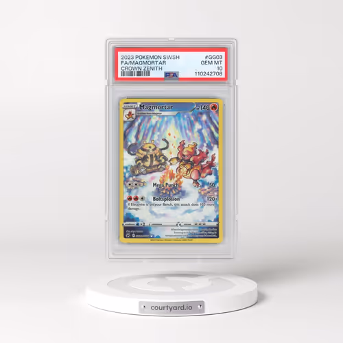 2023 Pokémon Sword and Shield Crown Zenith #GG03 Magmortar - Full Art (PSA 10 GEM MINT)