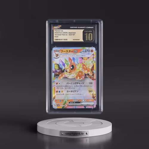 2024 Pokémon Sv8a-Terastal Fest EX #022 Flareon EX - Holo (CGC 10 PRISTINE)