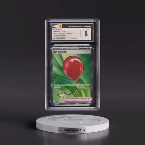 2025 Mega Evolution - MEG EN #166/132 Air Balloon - Ultra Rare Holo (CGC 8 NM-MT)