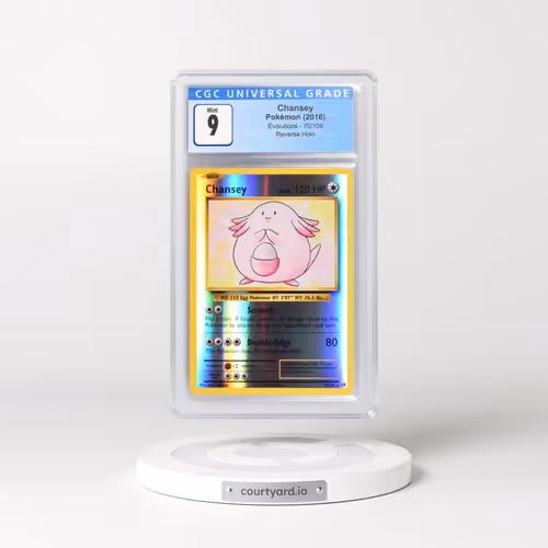 2016 Evolutions #70/108 Chansey - Reverse Holo (CGC 9 MINT)