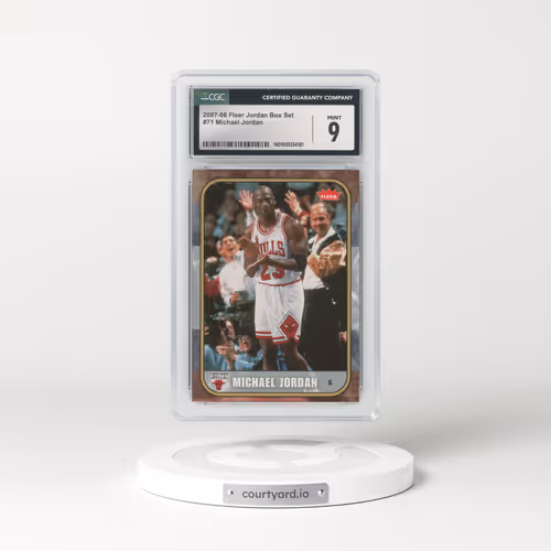 2007 Fleer Jordan Box Set #71 Michael Jordan (CGC 9 MINT)