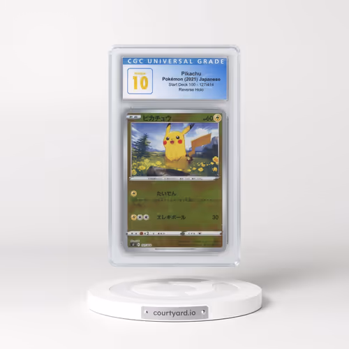 2021 Start Deck 100 #127/414 Pikachu - Reverse Holo (CGC 10 PRISTINE)