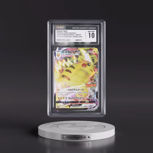 2019 Sword & Shield Promos #265/S-P Pikachu VMAX - Holo CoroCoro Magazine - January 2022 (CGC 10 GEM