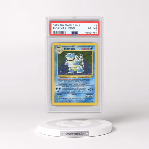 1999 Pokémon Game #2 Blastoise - Holo (PSA 6 EX-MT)