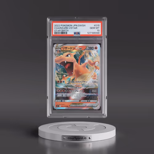 2022 Pokémon Sword & Shield Star Birth #015 Charizard Vstar (PSA 10 GEM MINT)