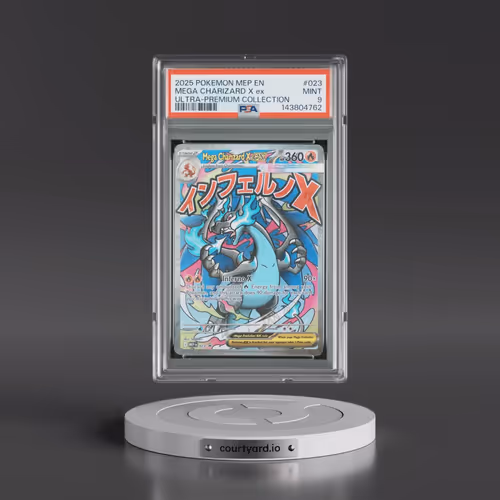2025 Pokémon Mep EN-Me Black Star Promo #023 Mega Charizard X EX - Holo Mega Charizard X EX Ultra-Pr