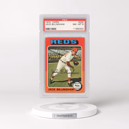 1975 Topps #235 Jack Billingham (PSA 8 NM-MT)