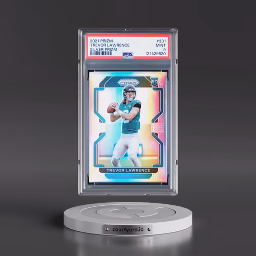 2021 Panini Prizm #331 Trevor Lawrence - Silver Prizm (PSA 9 MINT)