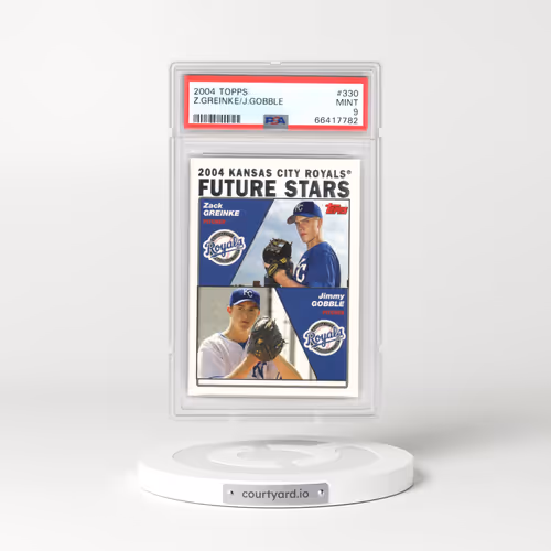 2004 Topps #330 Jimmy Gobble/Zack Greinke (PSA 9 MINT)