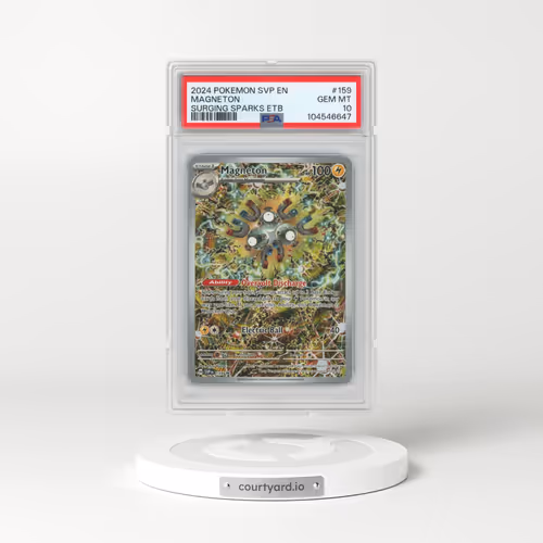 2024 Pokémon Svp EN-SV Black Star Promo #159 Magneton - Surging Sparks Elite Trainer Box (PSA 10 GEM MINT)