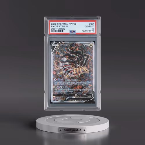 2022 Pokémon Sword & Shield Lost Origin #186 Giratina V - Holo Full Art (PSA 10 GEM MINT)