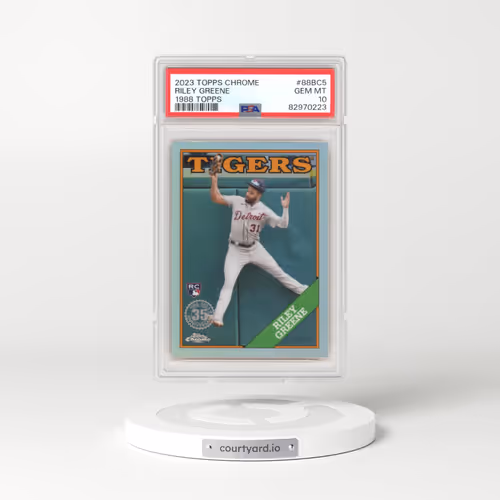 2023 Topps Chrome 1988 Topps Baseball #88BC5 Riley Greene (PSA 10 GEM MINT)