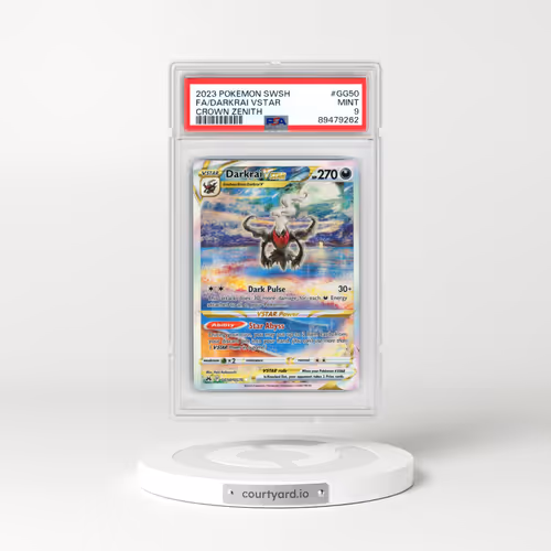 2023 Pokémon Sword and Shield Crown Zenith #GG50 Darkrai Vstar - Full Art (PSA 9 MINT)