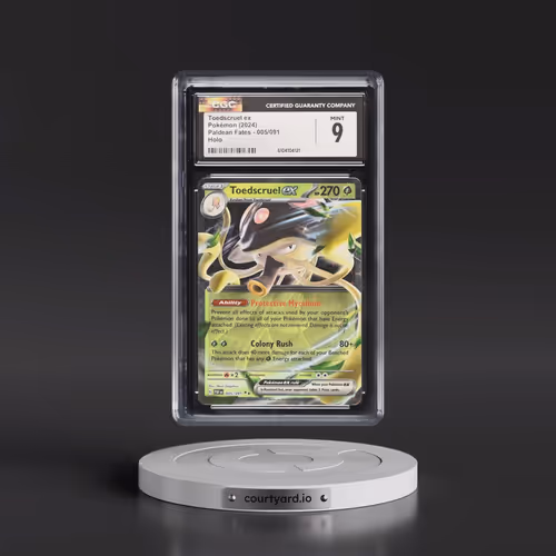 2024 Paldean Fates - PAF EN #005/091 Toedscruel ex - Holo (CGC 9 MINT)