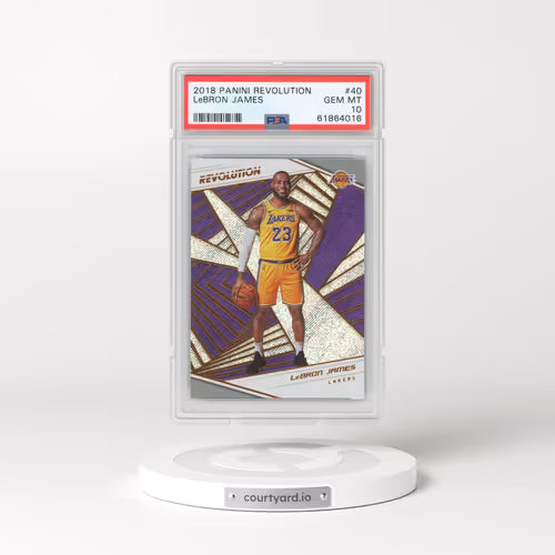 2018 Panini Revolution #40 LeBron James (PSA 10 GEM MINT)