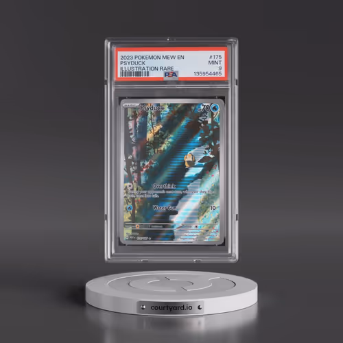 2023 Pokémon Mew EN-151 #175 Psyduck - Illustration Rare (PSA 9 MINT)