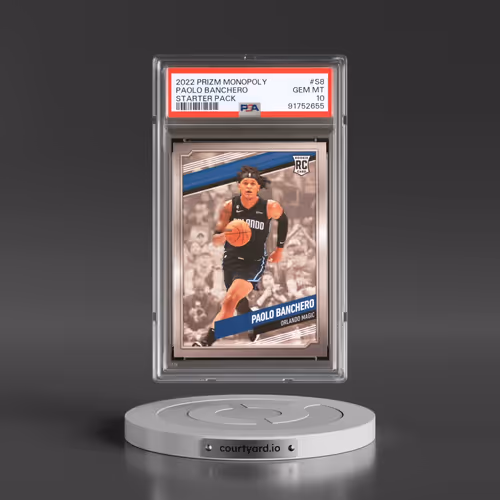 2022 Panini Prizm Monopoly Starter Pack #S8 Paolo Banchero (PSA 10 GEM MINT)