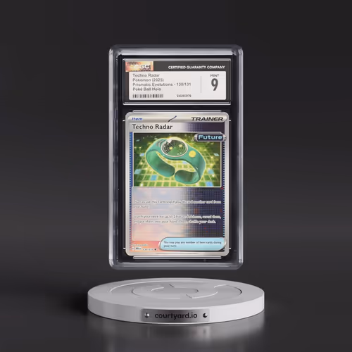 2024 Prismatic Evolutions - PRE EN #130/131 Techno Radar - Poké Ball Holo (CGC 9 MINT)