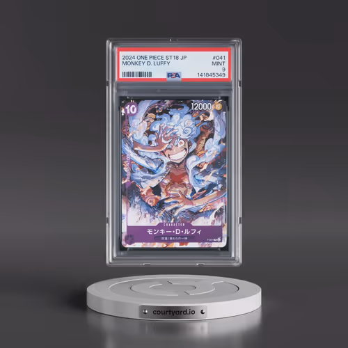 2024 One Piece Japanese Starter Deck ST18-Purple Monkey D. Luffy #041 Monkey D. Luffy (PSA 9 MINT)