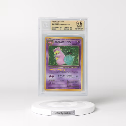 1997 Japanese Team Rocket #80 Dark Slowbro - Holo (BGS 9.5 GEM MINT)