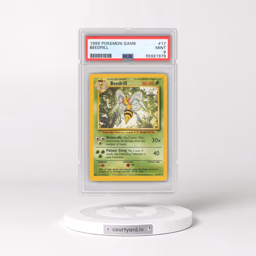1999 Pokémon Game #17 Beedrill (PSA 9 MINT)