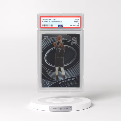 2020 Panini Spectra #101 Anthony Edwards (PSA 9 MINT)