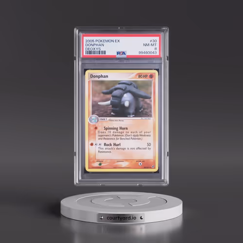 2005 Pokémon EX Deoxys #30 Donphan (PSA 8 NM-MT)