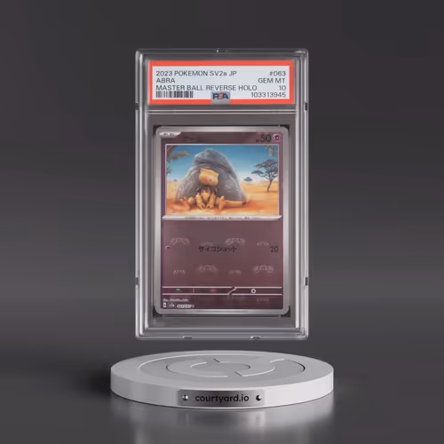 2023 Pokémon Sv2a-Pokémon 151 #063 Abra - Reverse Holo Master Ball (PSA 10 GEM MINT)
