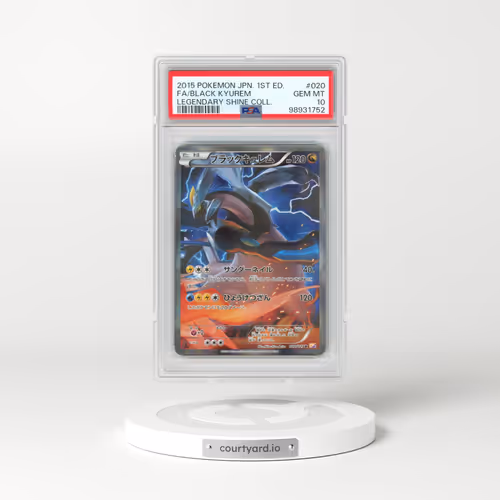 2015 Pokémon Legendary Shine Collection #020 Black Kyurem - 1st Edition Full Art (PSA 10 GEM MINT)