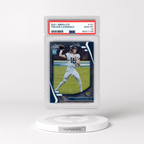 2021 Panini Absolute #101 Trevor Lawrence (PSA 10 GEM MINT)