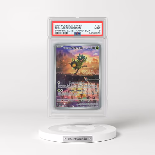 2024 Pokémon Svp EN-SV Black Star Promo #123 Teal Mask Ogerpon - Twilight Masquerade Pokemon Center