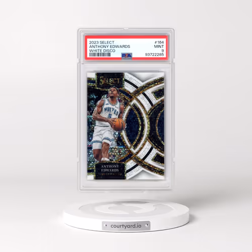 2023 Panini Select #164 Anthony Edwards - White Disco (PSA 9 MINT)