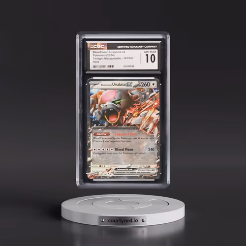 2024 Pokémon Twm EN-Twilight Masquerade #141 Bloodmoon Ursaluna EX - Holo (CGC 10 GEM MINT)