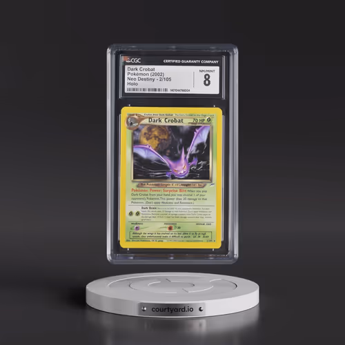 2002 Neo Destiny #2/105 Dark Crobat - Holo (CGC 8 NM-MT)