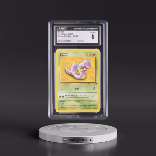 1999 Team Rocket #56/82 Ekans (CGC 6 EX-NM)