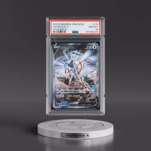 2022 Pokémon Sword & Shield Star Birth #112 Arceus V - Holo Full Art (PSA 10 GEM MINT)