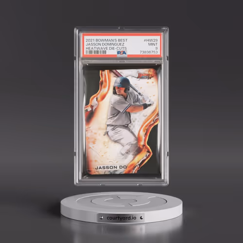2021 Bowman's Best Heatwave Die-Cuts #HW29 Jasson Dominguez (PSA 9 MINT)
