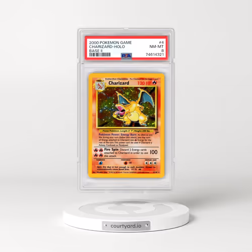 2000 Pokémon Game Base II #4 Charizard - Holo (PSA 8 NM-MT)