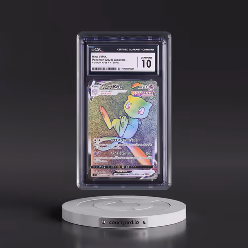 2021 Pokémon Sword & Shield Fusion Arts #118 Mew Vmax-Hyper - Full Art (CGC 10 GEM MINT)