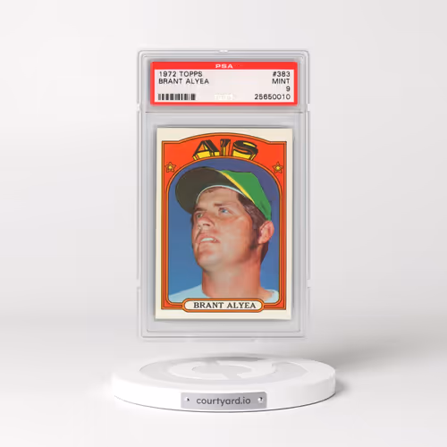 1972 Topps #383 Brant Alyea (PSA 9 MINT)