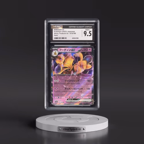 2023 Shiny Treasure ex #075/190 Alakazam ex - Holo (CGC 9.5 MINT+)