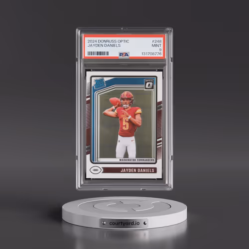 2024 Panini Donruss Optic #248 Jayden Daniels (PSA 9 MINT)